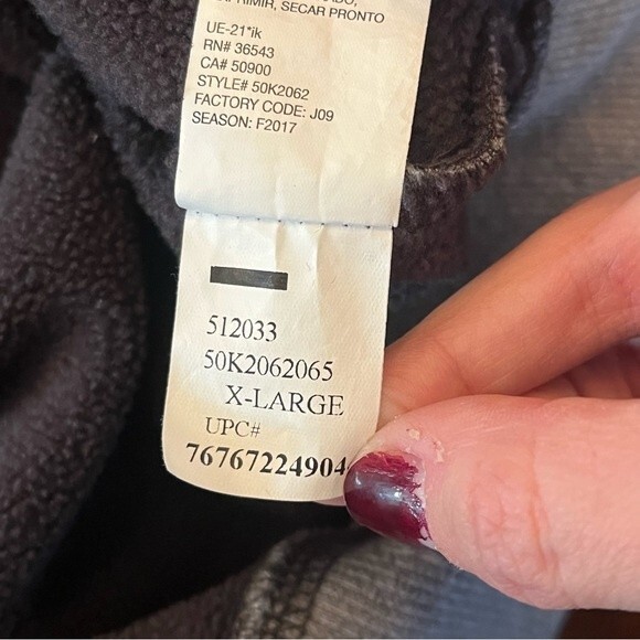 Van Heusen Flex Stretch Classic-Fit Quarter-Zip Fleece Lined Pullover Size XL - Picture 9 of 10